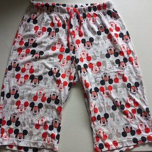 Disney sleep shorts men's small